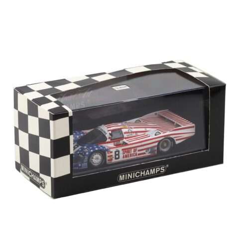 1:43 Minichamps Porsche 956 L 1986 Stars and Stripes #8 Follmer/Morton/Miller