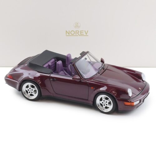 1:18 Norev Porsche 911 964 Carrera 2 WTL Cabriolet 1992 Amethyst - Limited 200 pcs.