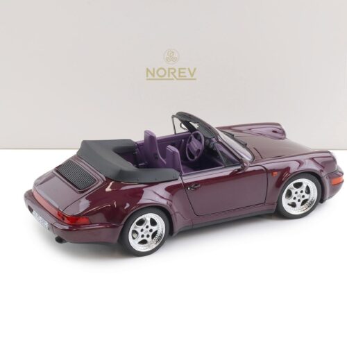 1:18 Norev Porsche 911 964 Carrera 2 WTL Cabriolet 1992 Amethyst - Limited 200 pcs.