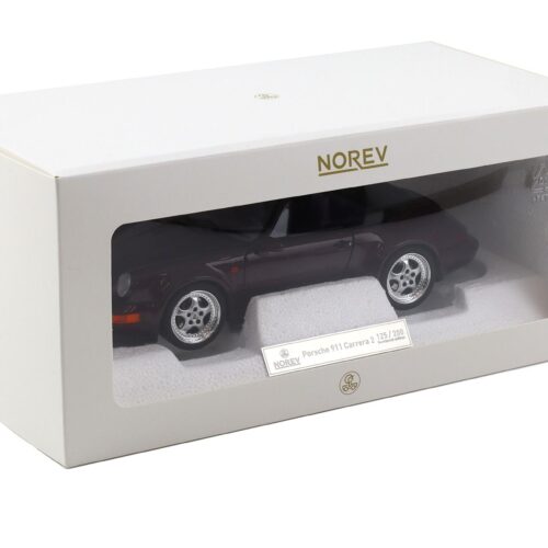 1:18 Norev Porsche 911 964 Carrera 2 WTL Cabriolet 1992 Amethyst - Limited 200 pcs.
