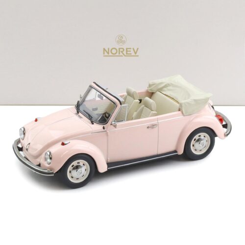 1:18 Norev VW 1303 Käfer Beetle Cabriolet pink 1972 - Limited 200 pcs.
