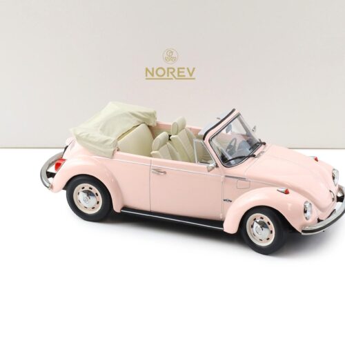 1:18 Norev VW 1303 Käfer Beetle Cabriolet pink 1972 - Limited 200 pcs.