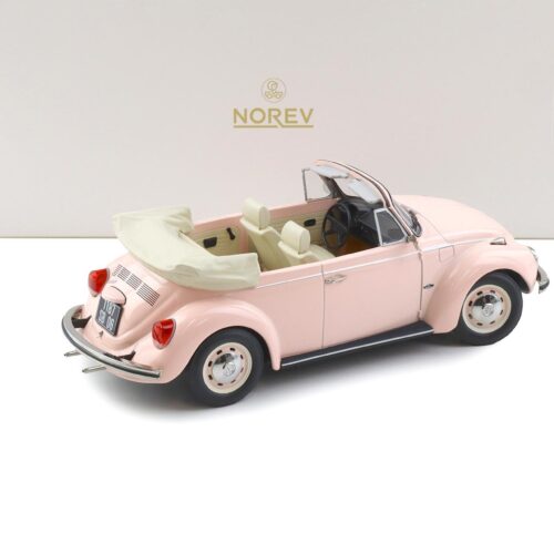 1:18 Norev VW 1303 Käfer Beetle Cabriolet pink 1972 - Limited 200 pcs.