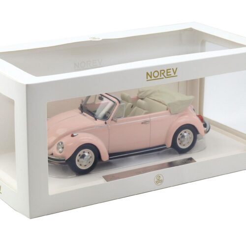 1:18 Norev VW 1303 Käfer Beetle Cabriolet pink 1972 - Limited 200 pcs.