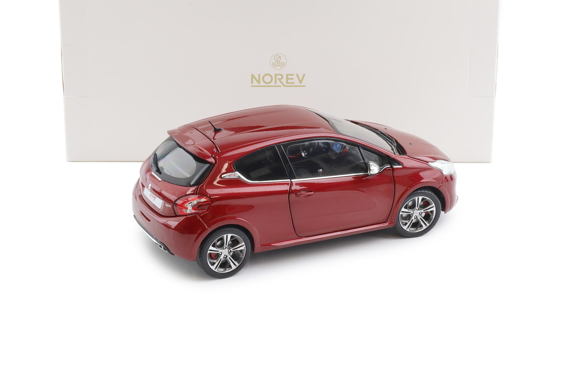 1:18 Norev Peugeot 208 GTi 2013 Rubis red metallic