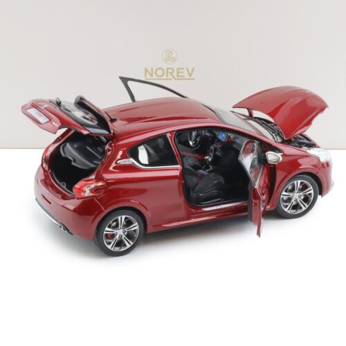 1:18 Norev Peugeot 208 GTi 2013 Rubis red metallic