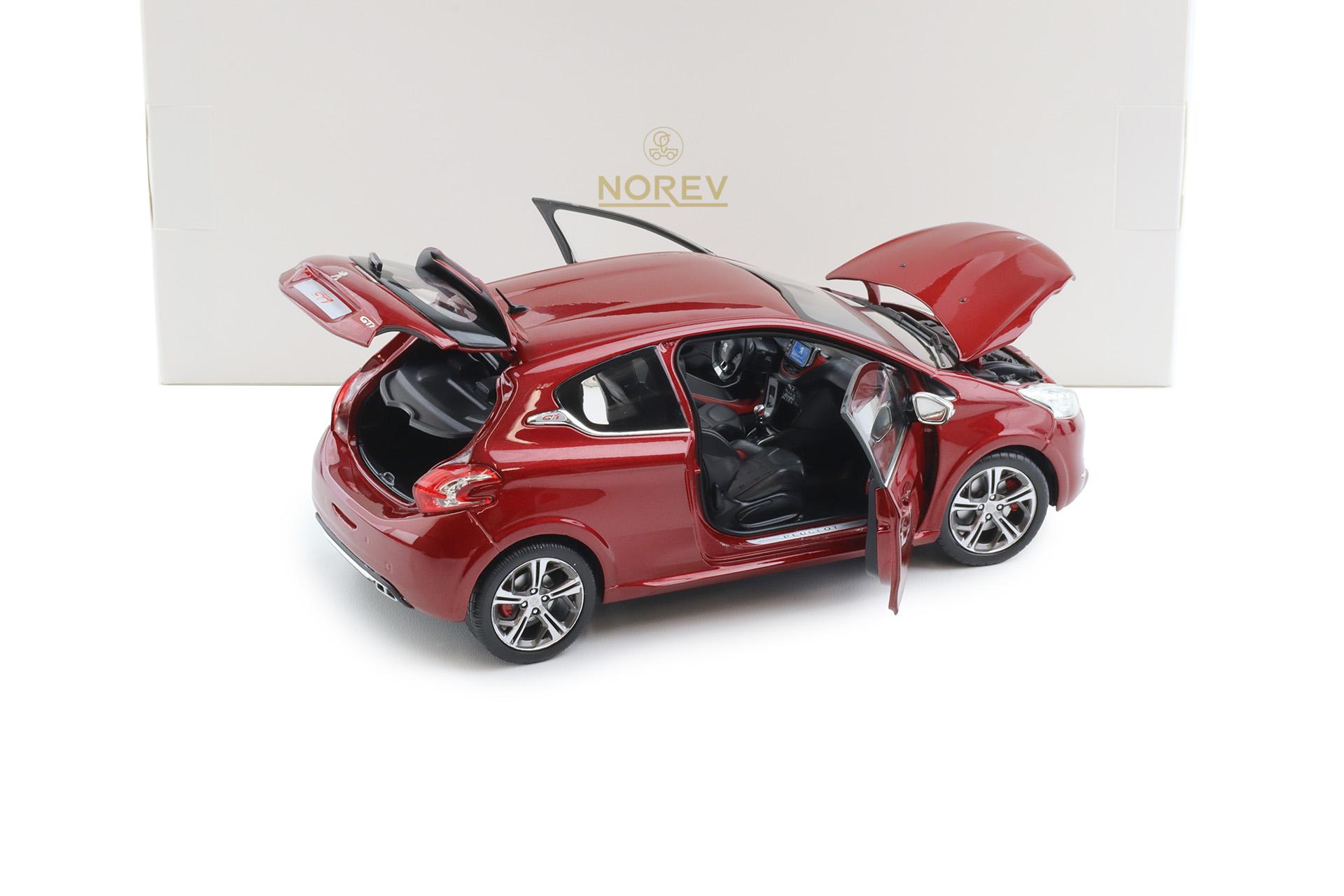 1:18 Norev Peugeot 208 GTi 2013 Rubis red metallic