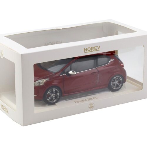 1:18 Norev Peugeot 208 GTi 2013 Rubis red metallic