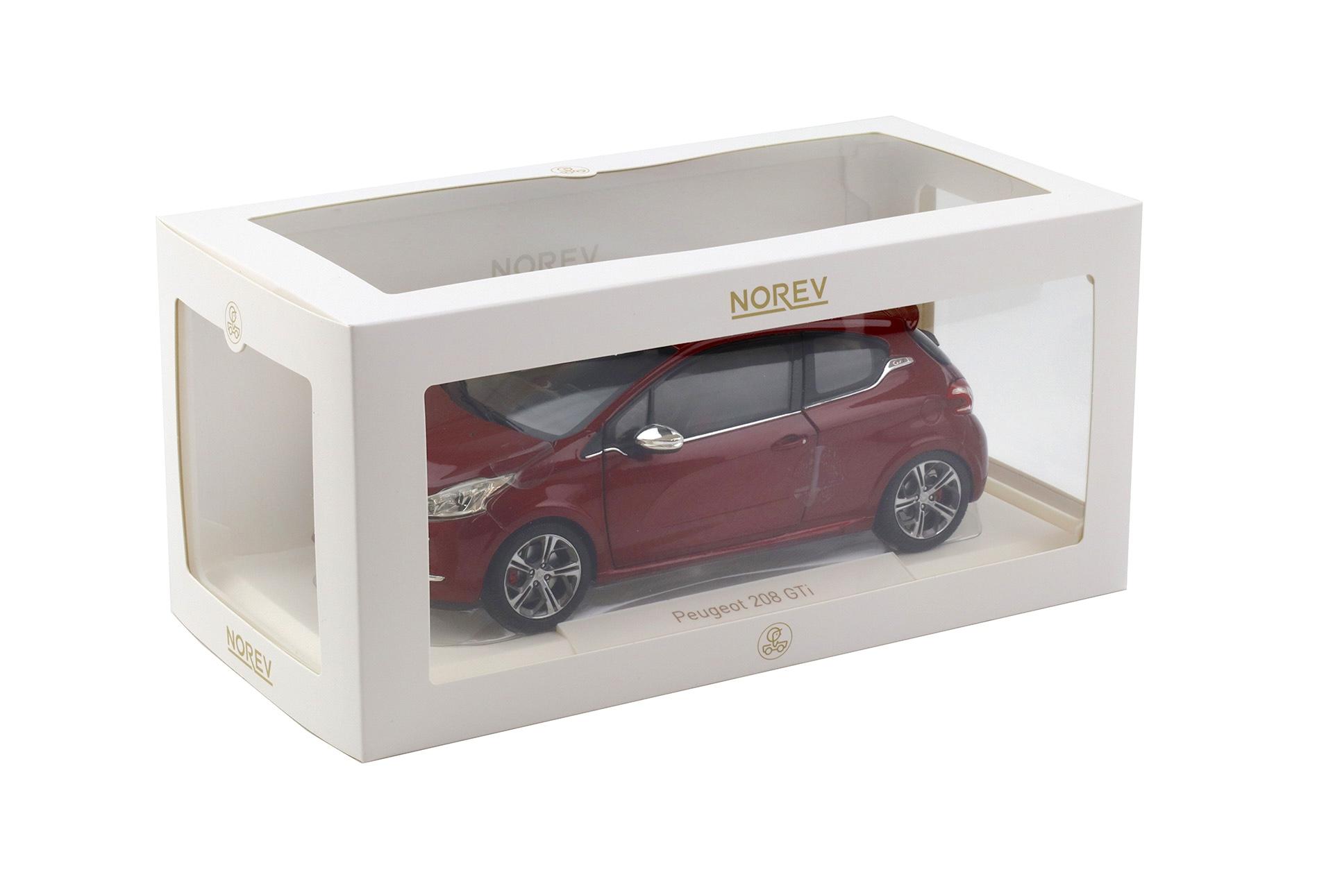 1:18 Norev Peugeot 208 GTi 2013 Rubis red metallic