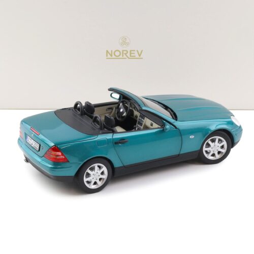 1:18 Norev Mercedes SLK Roadster R170 Vivianit green metallic 1996