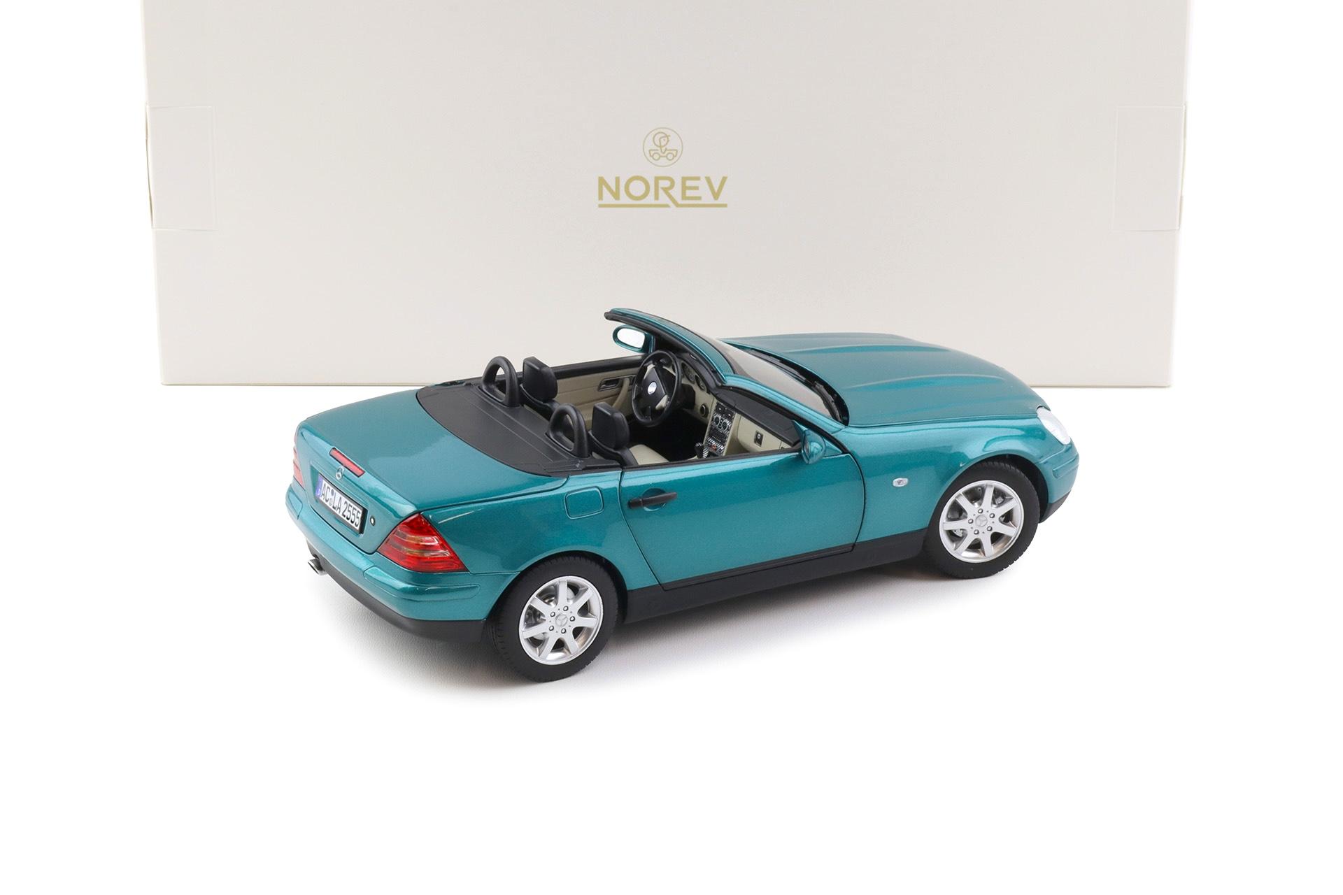 1:18 Norev Mercedes SLK Roadster R170 Vivianit green metallic 1996