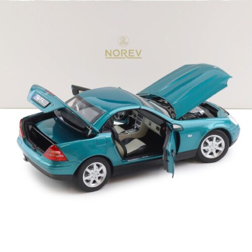 1:18 Norev Mercedes SLK Roadster R170 Vivianit green metallic 1996