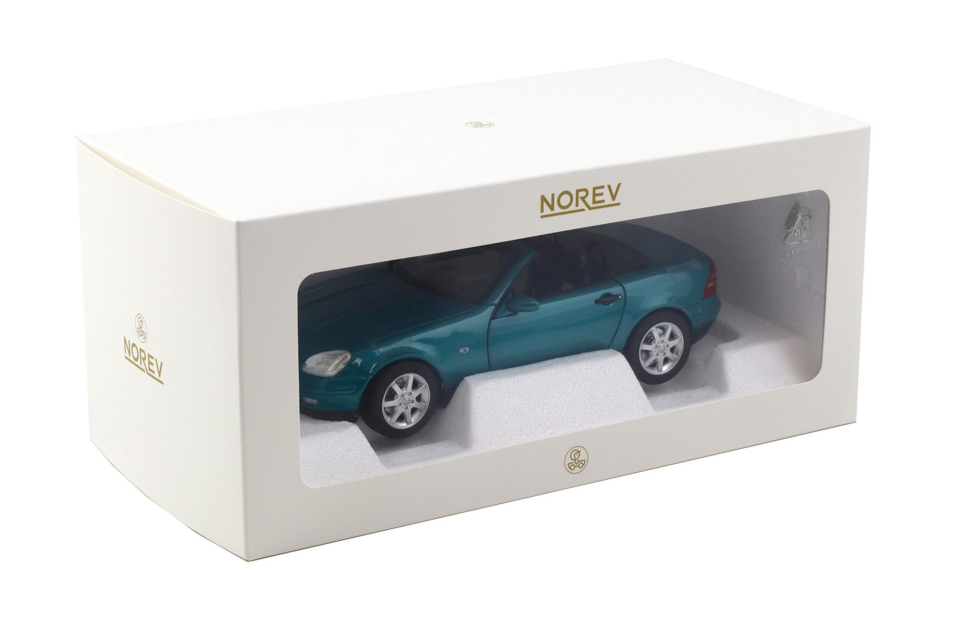 1:18 Norev Mercedes SLK Roadster R170 Vivianit green metallic 1996