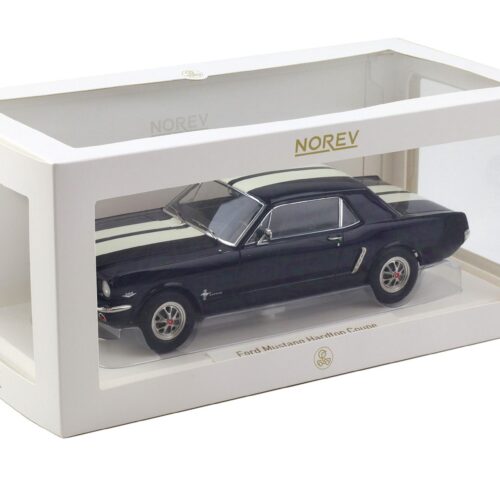 1:18 Norev Ford Mustang Hardtop Coupe 1965 Nightmist blue metallic