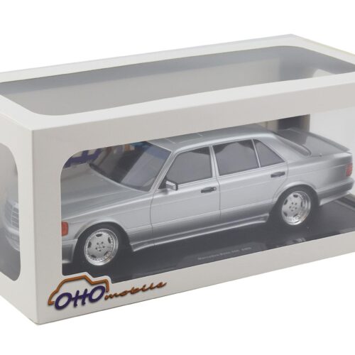 1:18 OTTO mobile OT1251 Mercedes 560 SEL 6.0 AMG W126 Limousine Brillant silver 1989