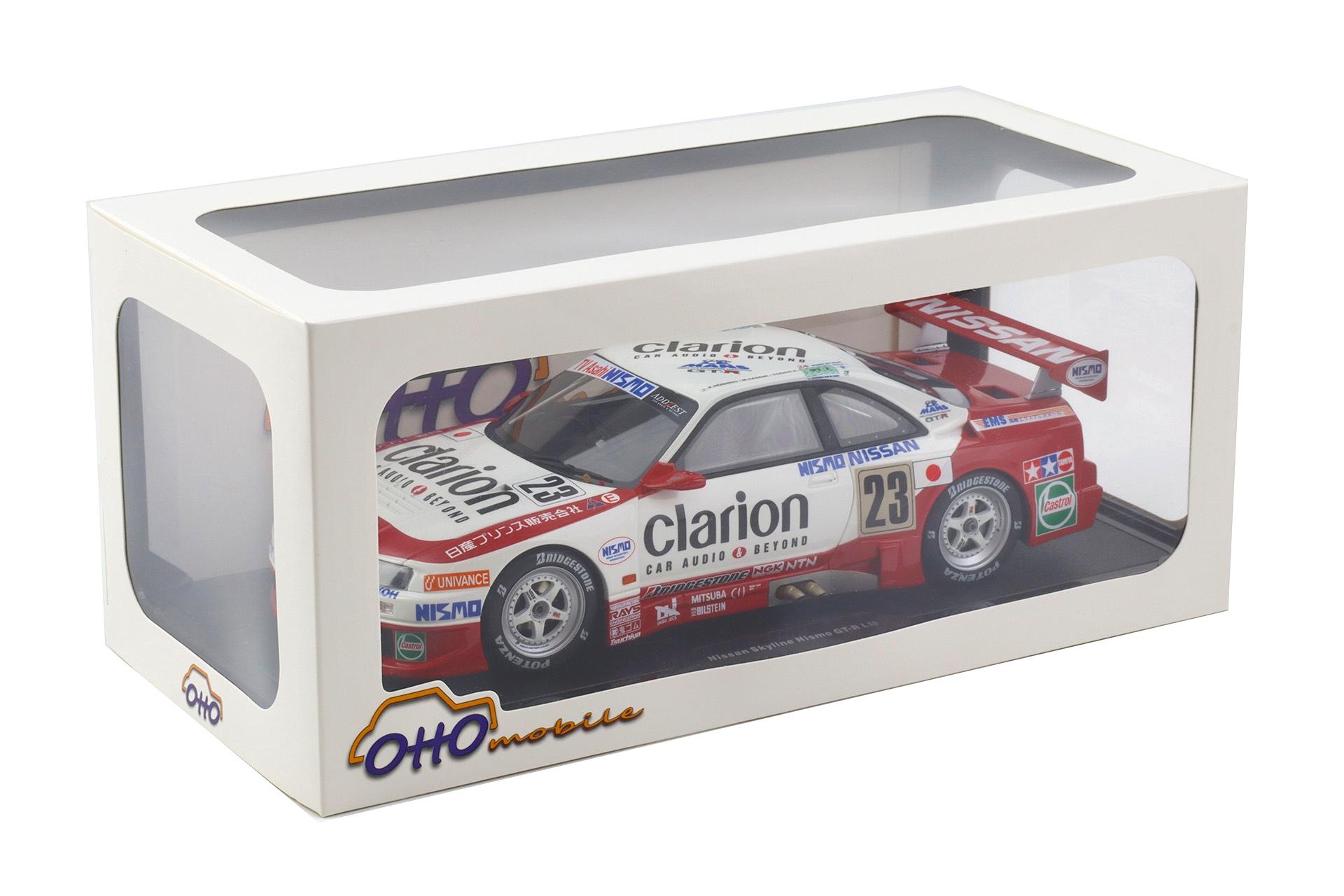 1:18 OTTO mobile OT1232 Nissan Skyline R33 GT-R Nismo LM #23 Clarion 1996