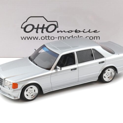 1:18 OTTO mobile OT1251 Mercedes 560 SEL 6.0 AMG W126 Limousine Brillant silver 1989