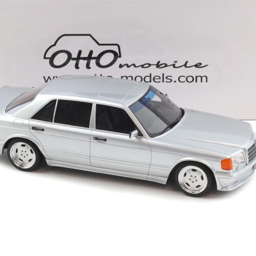 1:18 OTTO mobile OT1251 Mercedes 560 SEL 6.0 AMG W126 Limousine Brillant silver 1989