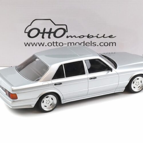 1:18 OTTO mobile OT1251 Mercedes 560 SEL 6.0 AMG W126 Limousine Brillant silver 1989