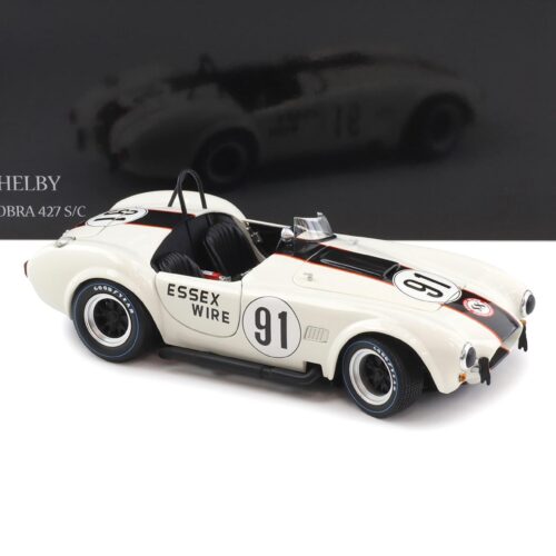 1:18 Kyosho Shelby Cobra 427 S/C #91 Essex Wire white/ dark blue 08047EW