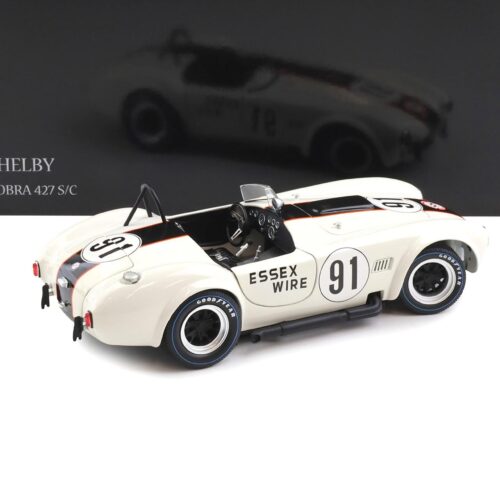 1:18 Kyosho Shelby Cobra 427 S/C #91 Essex Wire white/ dark blue 08047EW