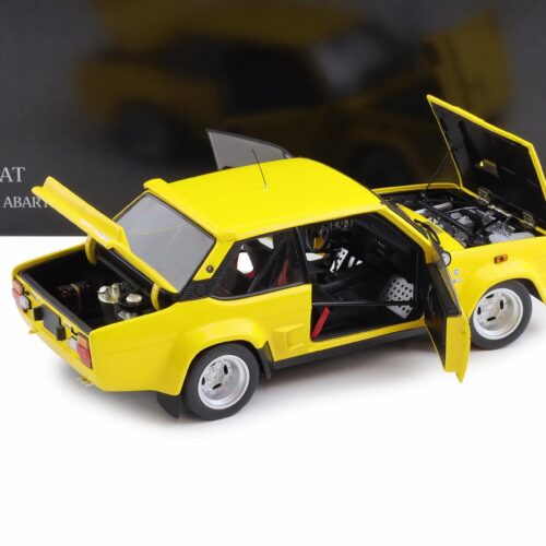 1:18 Kyosho Fiat 131 Abarth Stradale 1974 yellow 08376Y