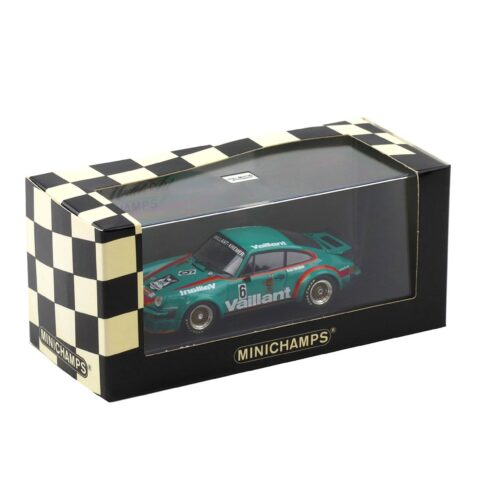 1:43 Minichamps Porsche 934 Winner Norisring DRM 1976 Vaillant #6 Bob Wollek