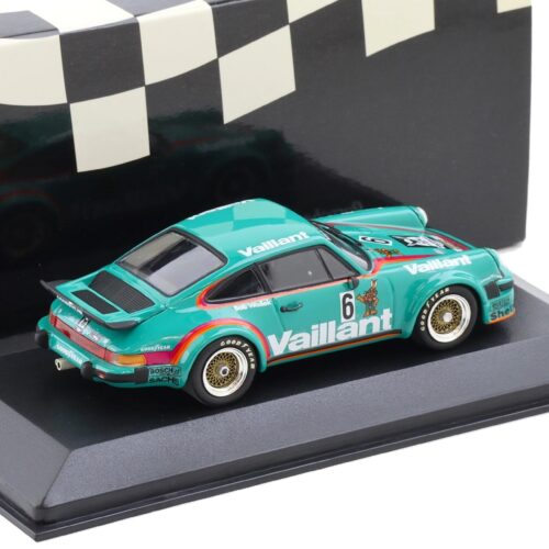1:43 Minichamps Porsche 934 Winner Norisring DRM 1976 Vaillant #6 Bob Wollek