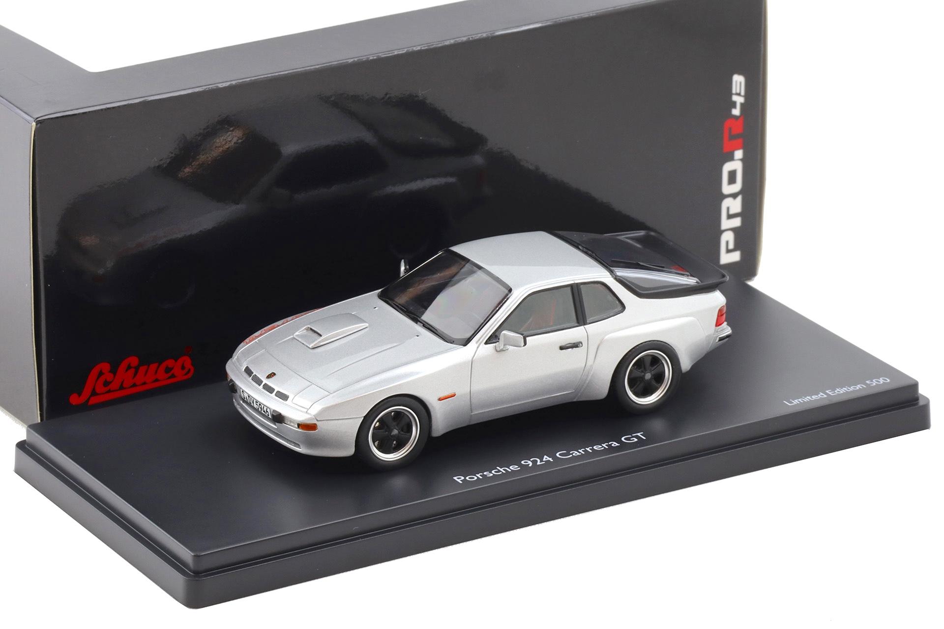 1:43 Schuco PRO.R43 Porsche 924 Carrera GT Diamant silver