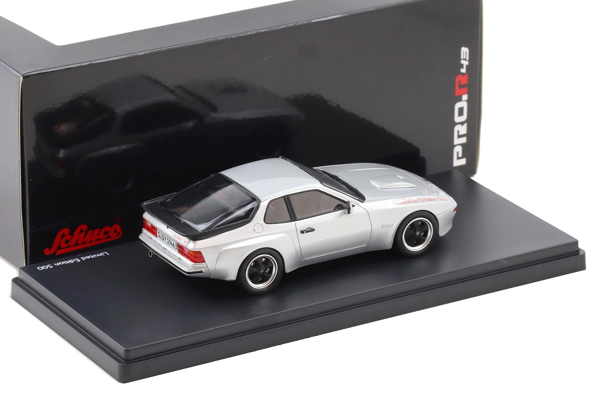 1:43 Schuco PRO.R43 Porsche 924 Carrera GT Diamant silver