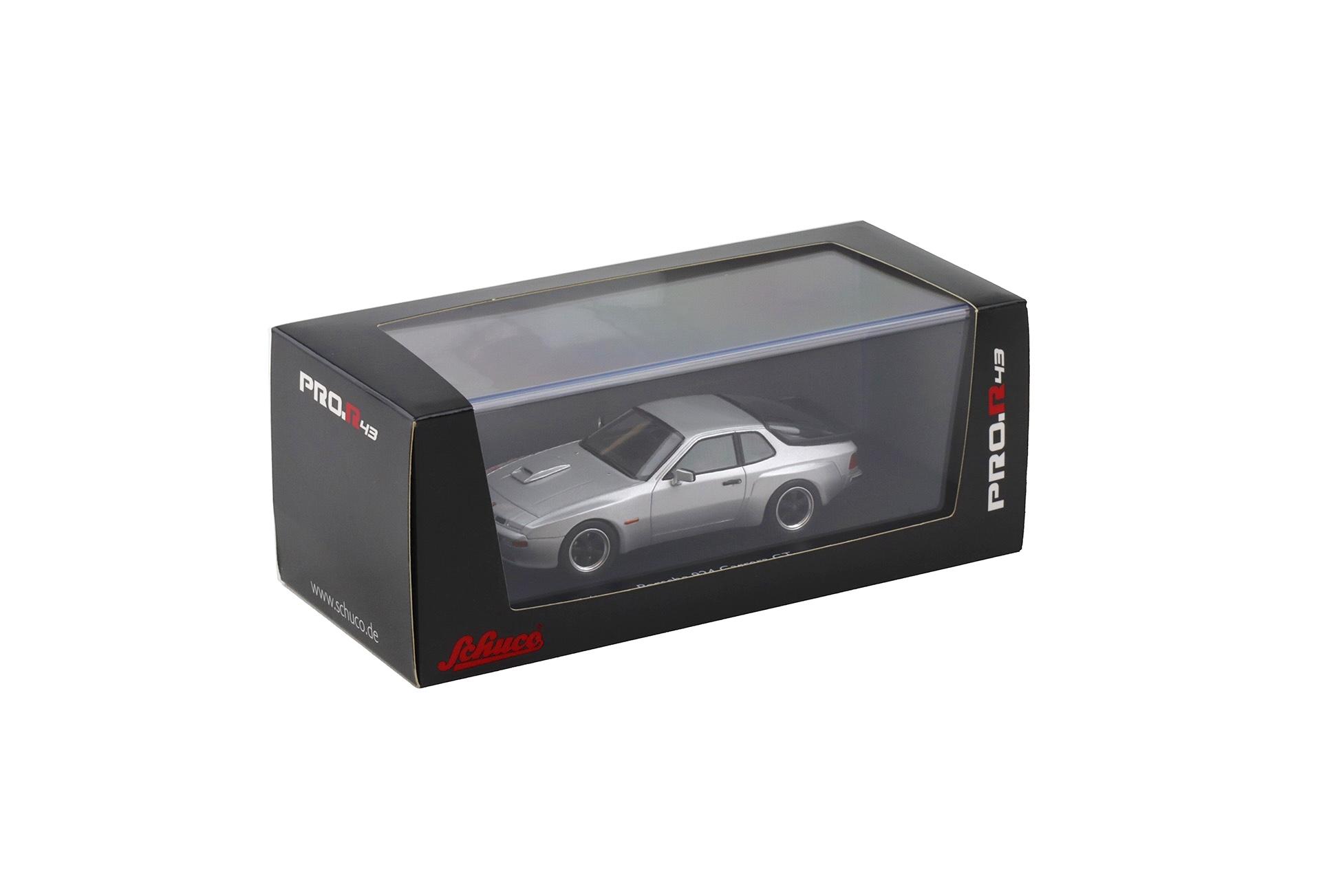 1:43 Schuco PRO.R43 Porsche 924 Carrera GT Diamant silver