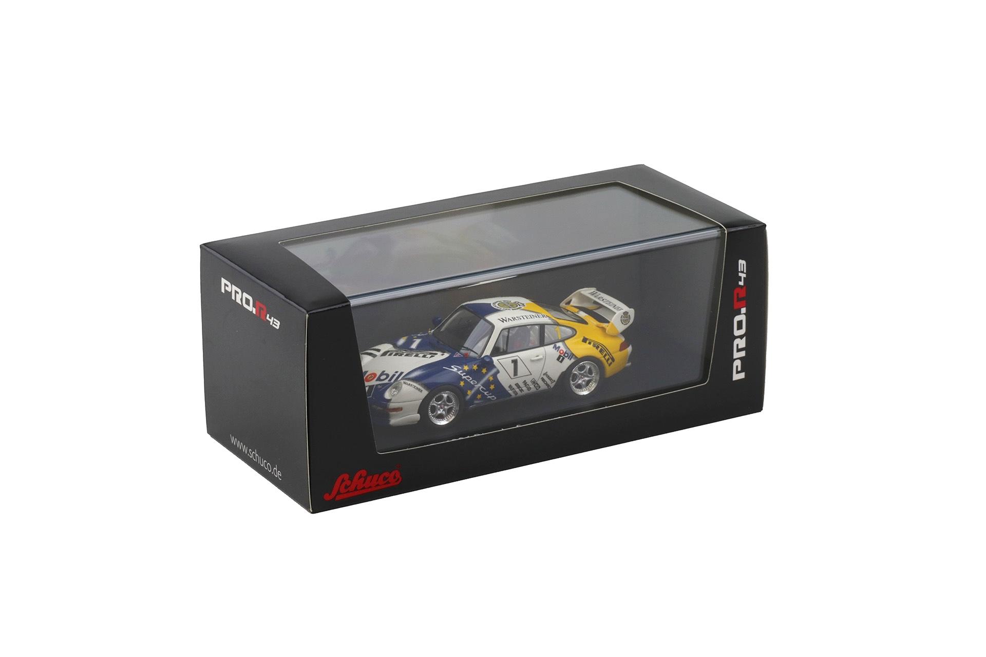 1:43 Schuco PRO.R43 Porsche 911 993 Cup Supercup #1 VIP 1996