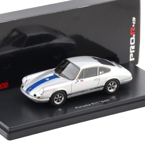 1:43 Schuco PRO.R43 Porsche 911 "68R" Coupe Magnus Walker silver