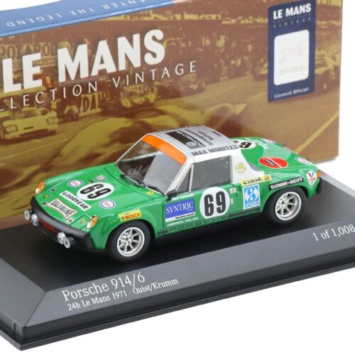 1:43 Minichamps Porsche 914/6 Max Moritz Racing 24h Le Mans 1971 #69 Quist/Krumm