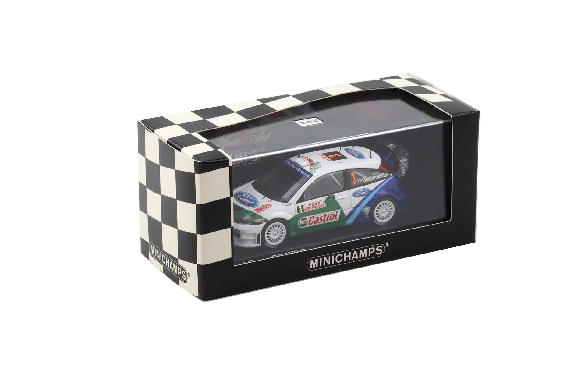 1:43 Minichamps Ford Focus RS WRC Rallye Monte Carlo 2005 Gardemeister/ Honkanen #3