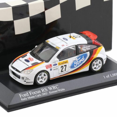1:43 Minichamps Ford Focus RS WRC Rallye Monte Carlo 2002 Kremer/ Wicha #27