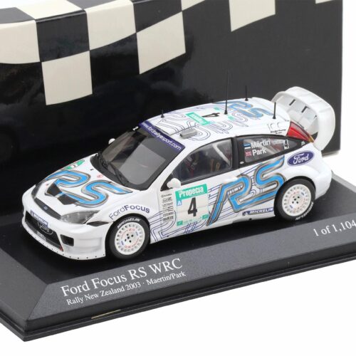 1:43 Minichamps Ford Focus RS WRC Rally New Zealand 2003 Märtin/Park #4