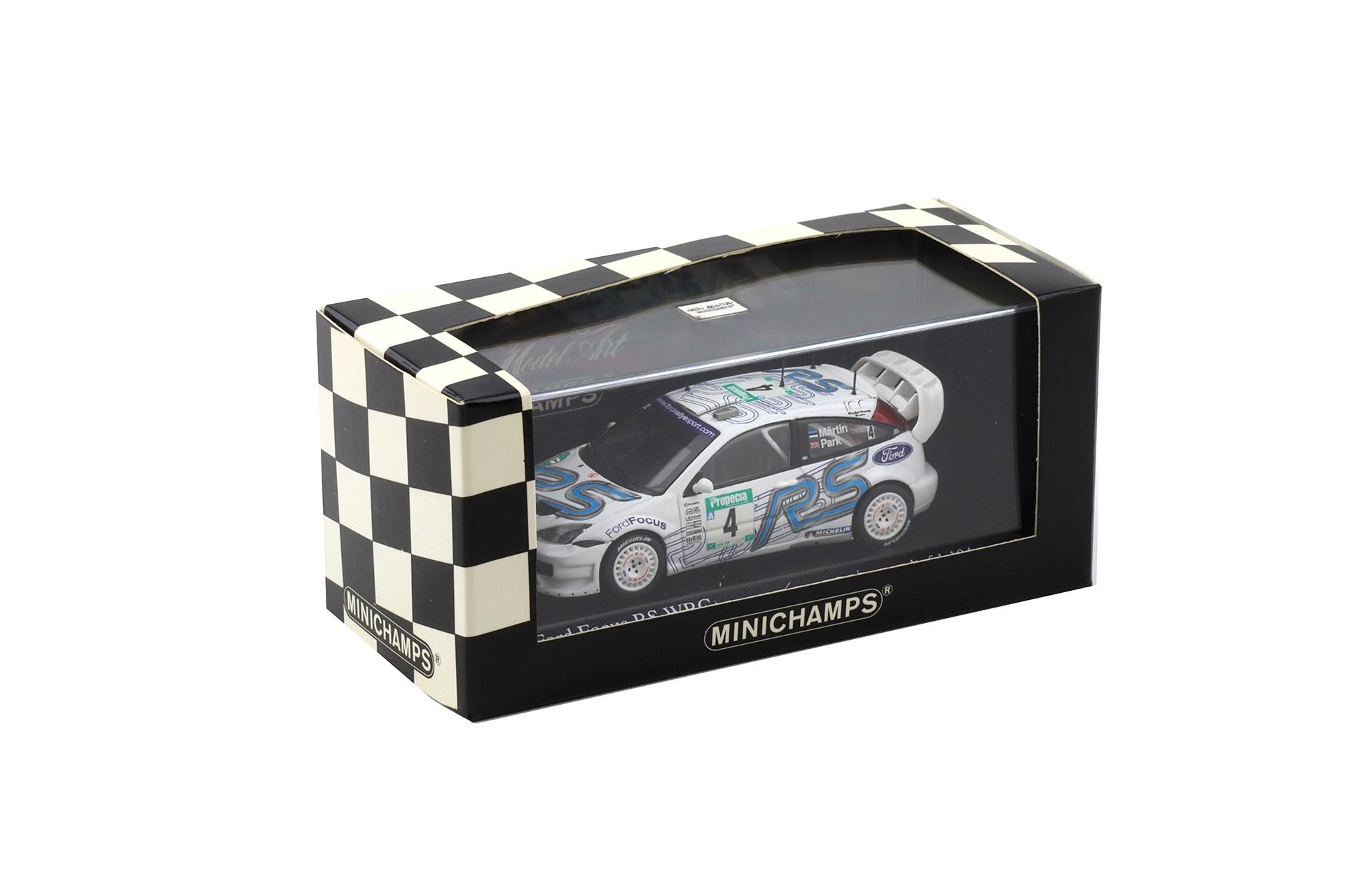 1:43 Minichamps Ford Focus RS WRC Rally New Zealand 2003 Märtin/Park #4