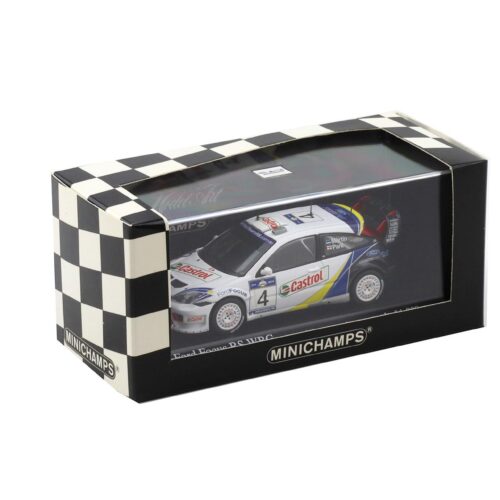 1:43 Minichamps Ford Focus RS WRC Rally Acropolis 2003 Winners Märtin/Park #4