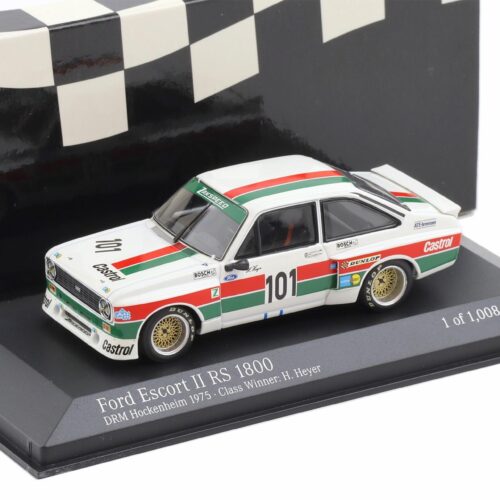 1:43 Minichamps Ford Escort II RS 1800 DRM Hockenheim 1975 Class Winner Heyer #101