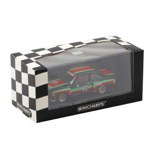 1:43 Minichamps Ford Escort II RS 1800 DRM Mainz Finthen 1976 Class Winner Heyer #30