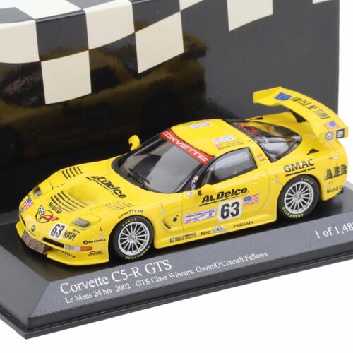 1:43 Minichamps Chevrolet Corvette C5R Le Mans 24h 2002 Gavin/OÂ´Connell #63