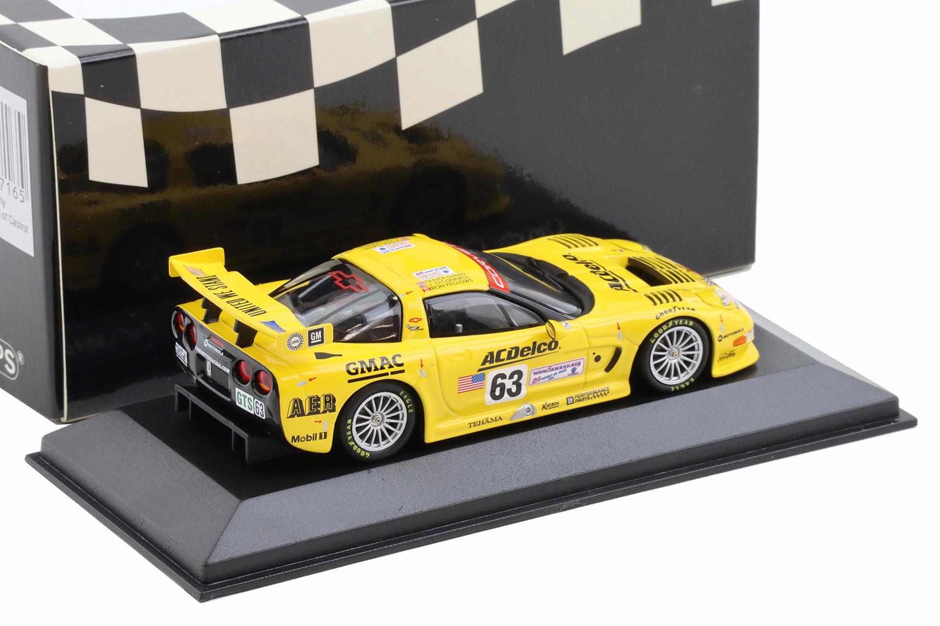 1:43 Minichamps Chevrolet Corvette C5R Le Mans 24h 2002 Gavin/O´Connell #63