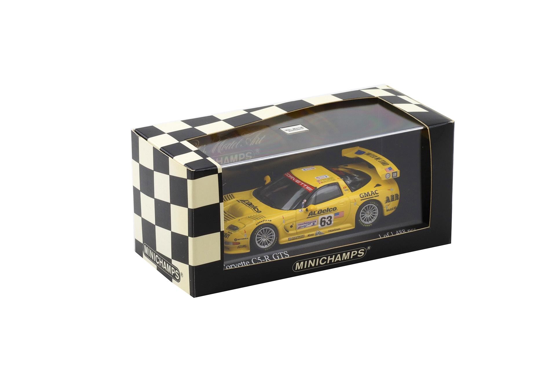 1:43 Minichamps Chevrolet Corvette C5R Le Mans 24h 2002 Gavin/O´Connell #63