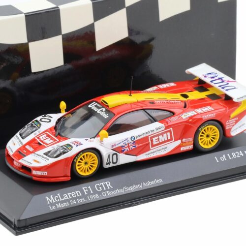 1:43 Minichamps McLaren F1 GTR 4th Le Mans 1998 Team Davidoff #40