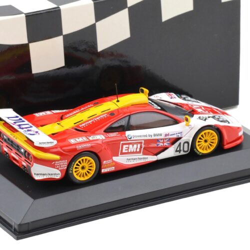 1:43 Minichamps McLaren F1 GTR 4th Le Mans 1998 Team Davidoff #40