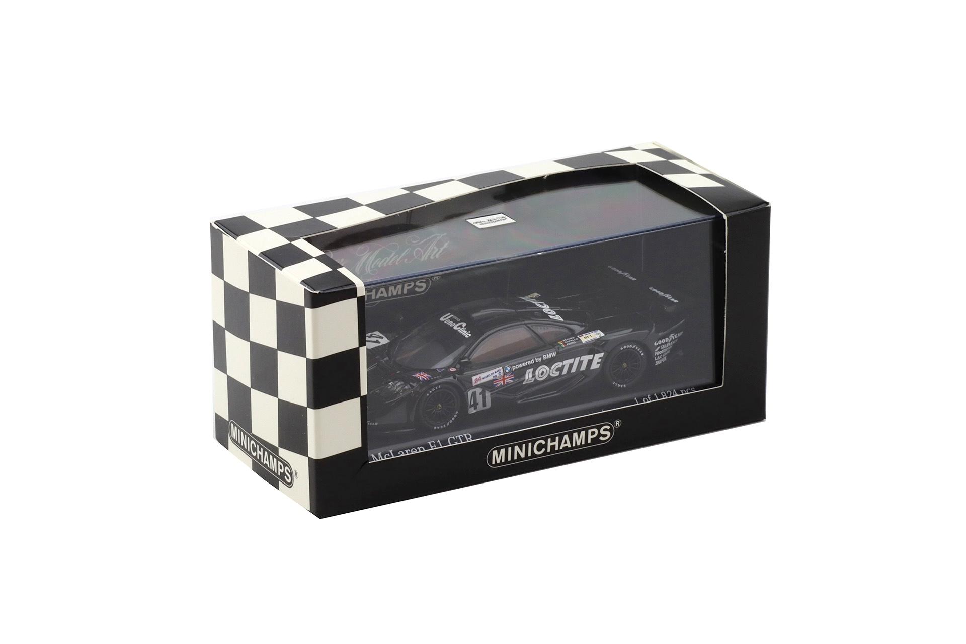 1:43 Minichamps McLaren F1 GTR Le Mans 1998 Team Davidoff/ Loctite #41