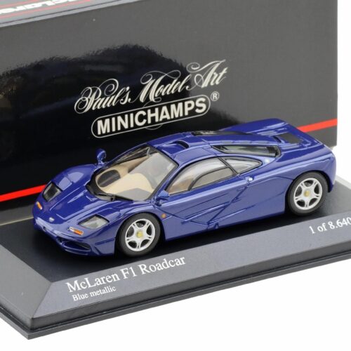 1:43 Minichamps McLaren F1 Road Car 1993 blue metallic