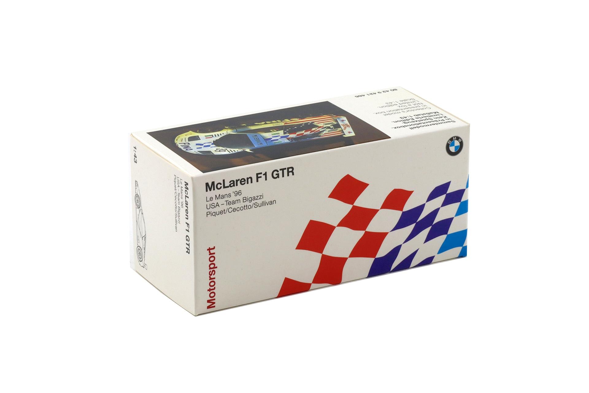 1:43 Minichamps McLaren F1 GTR Le Mans 1996 Team Bigazzi Piquet/Cecotto/Sullivan