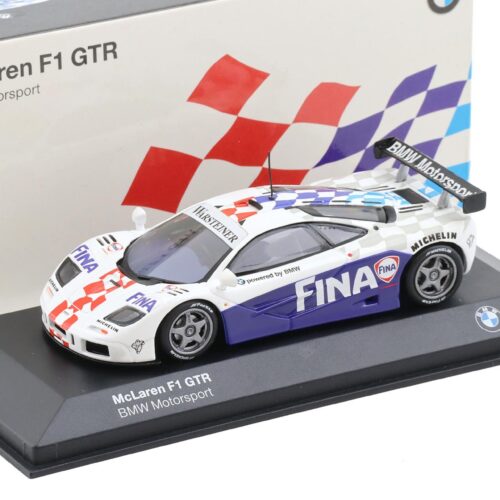 1:43 Minichamps McLaren F1 GTR Presentation FINA BMW Motorsport